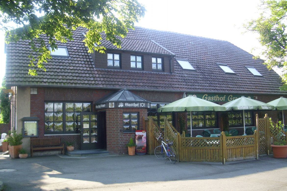 Außenansicht des Gasthofs Graes